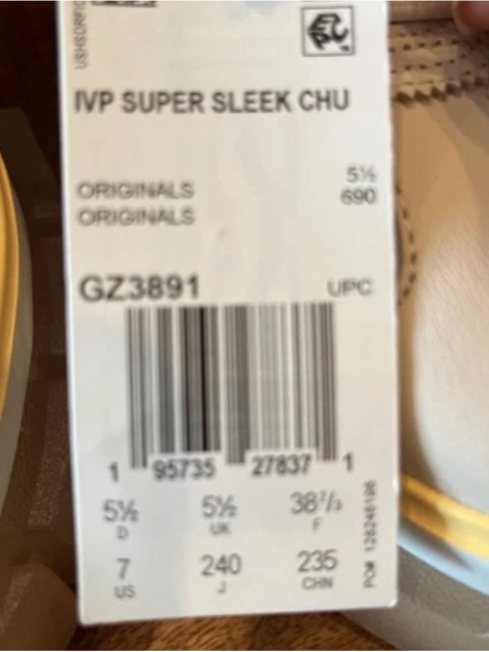NWT WOMENS ADIDAS X IVY PARK SUPER SLEEK CHUNKY PLATFORM HALO IVORY SHOES 7 2021 - Picture 2 of 10